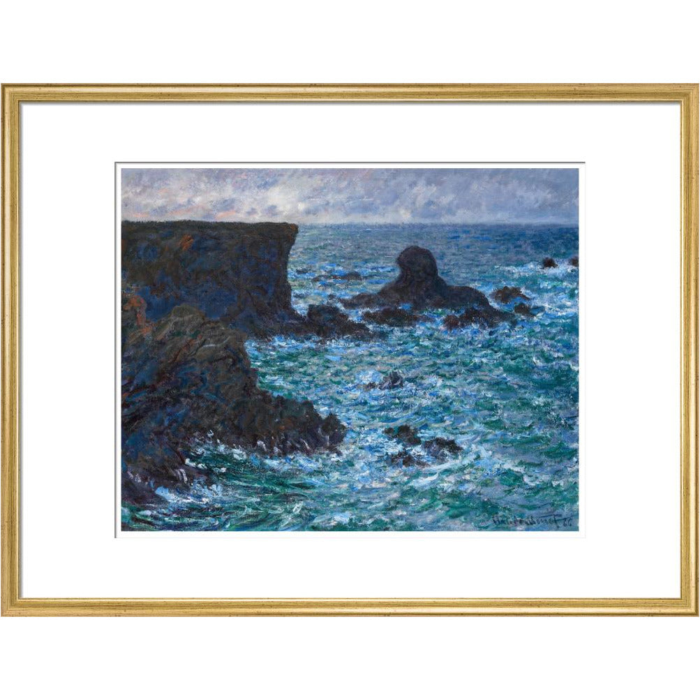 Rocks at Port-Coton - Art print