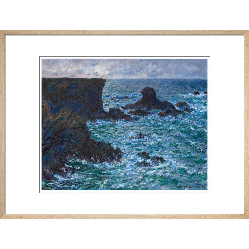 Rocks at Port-Coton - Art print