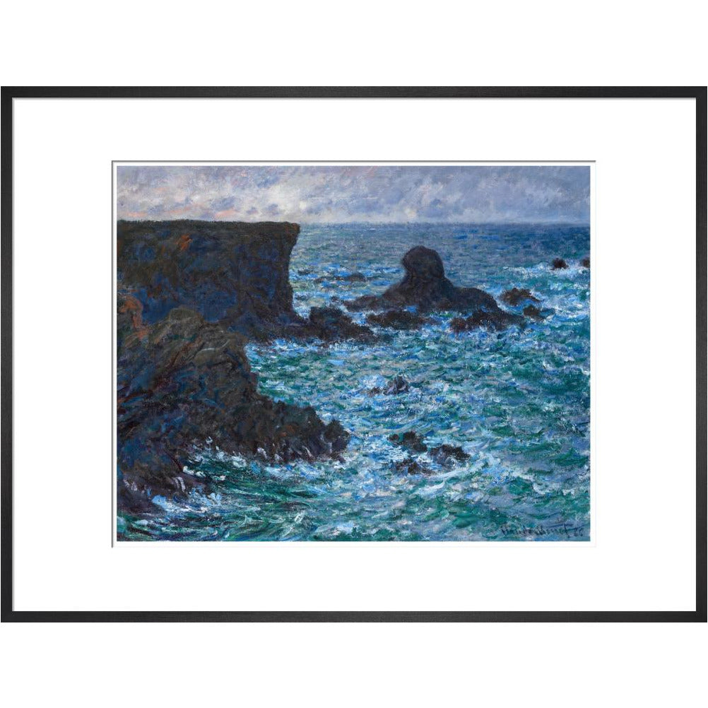 Rocks at Port-Coton - Art print