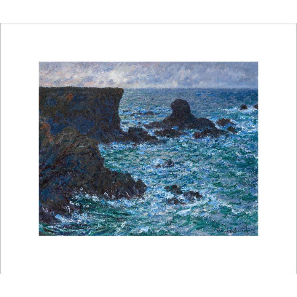 Rocks at Port-Coton - Art print