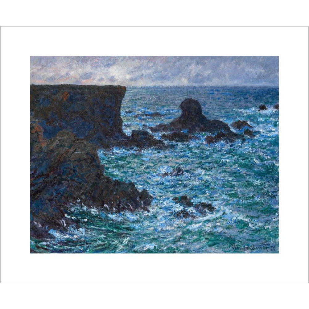 Rocks at Port-Coton - Art print