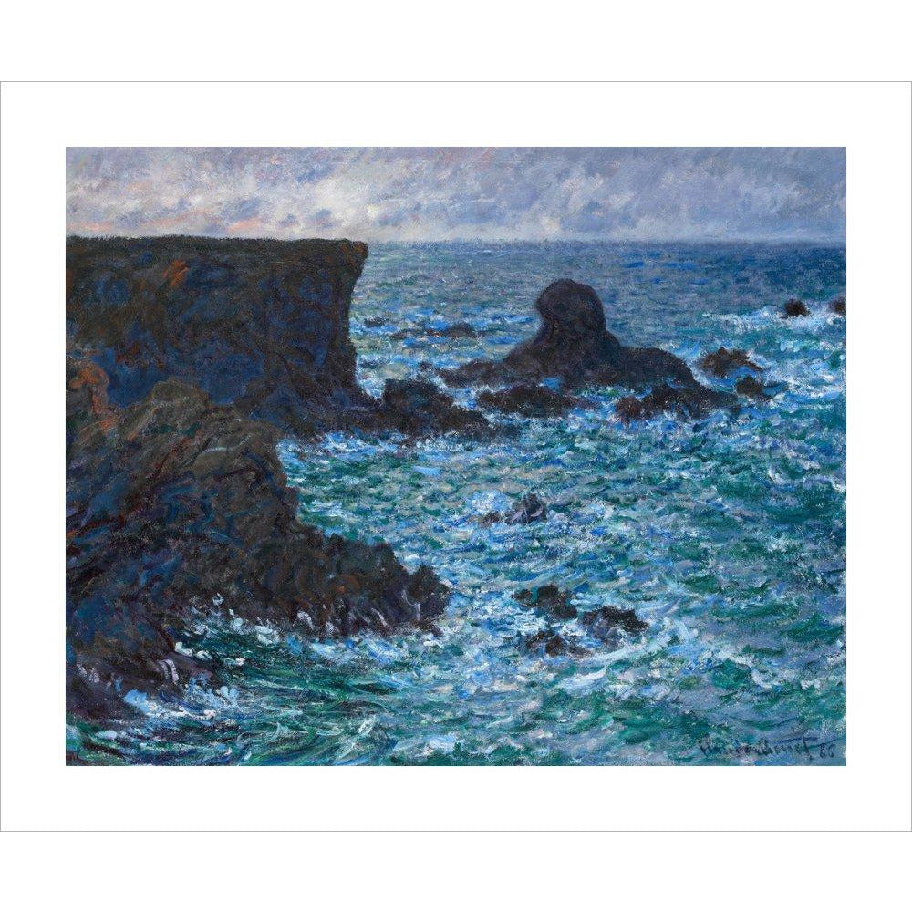 Rocks at Port-Coton - Art print