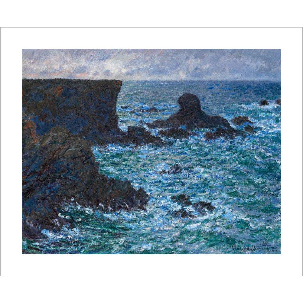 Rocks at Port-Coton - Art print