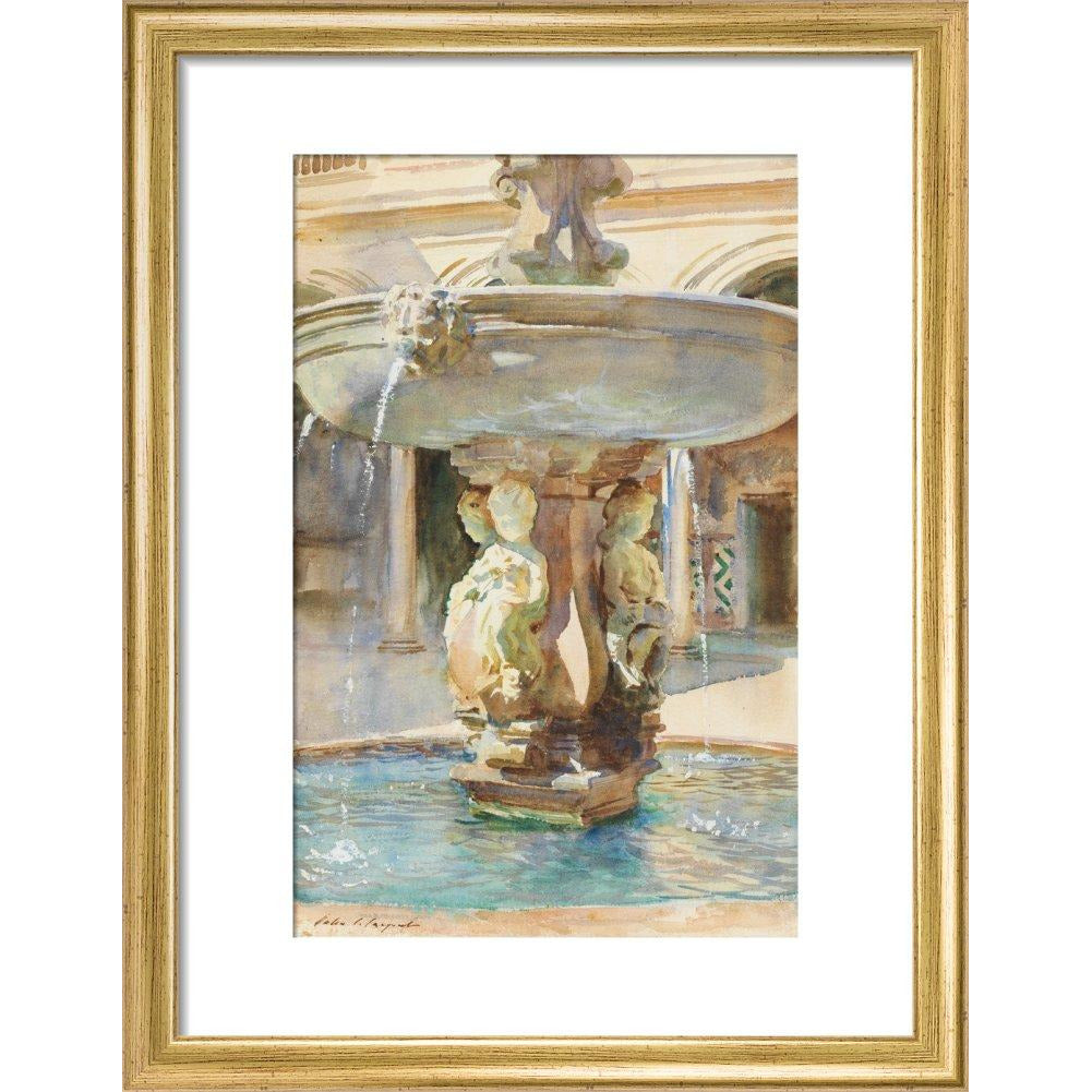 The Spanish Fountain, 1912 - Art print