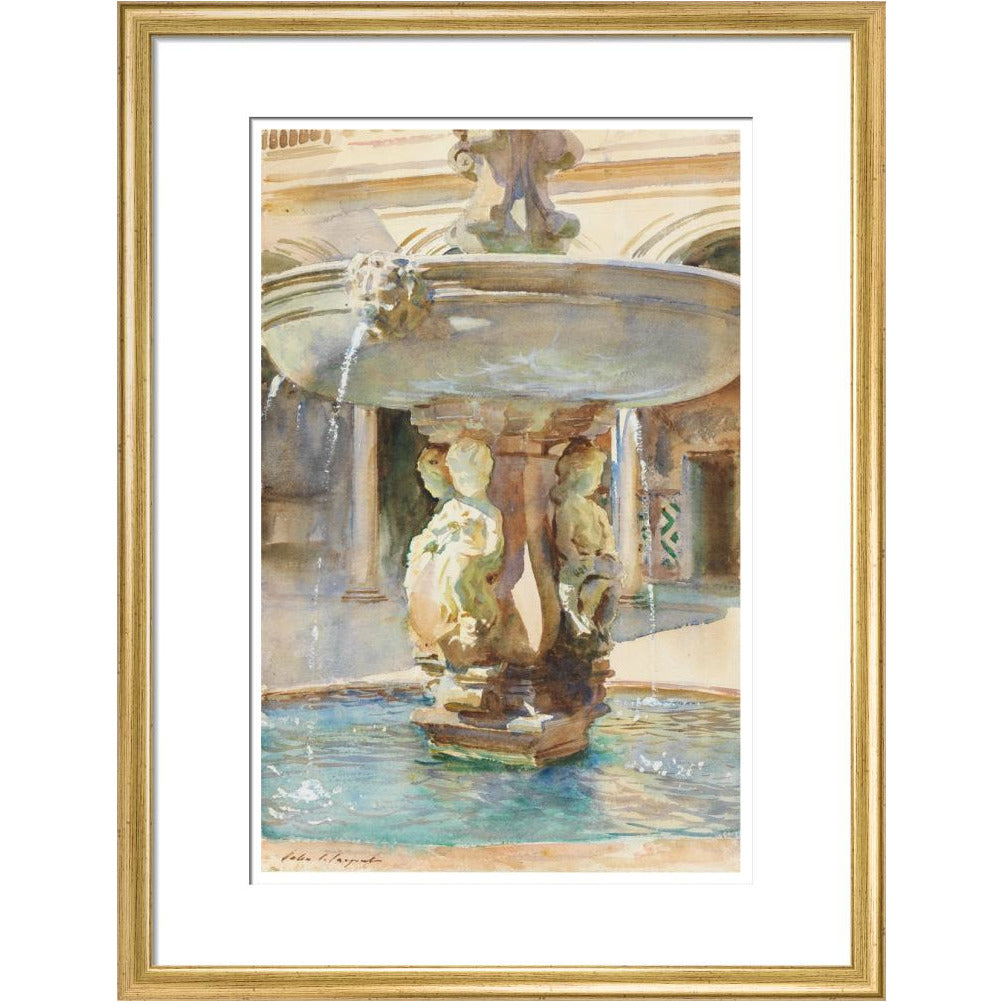 The Spanish Fountain, 1912 - Art print