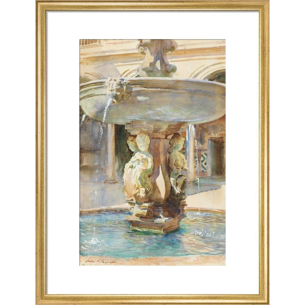 The Spanish Fountain, 1912 - Art print