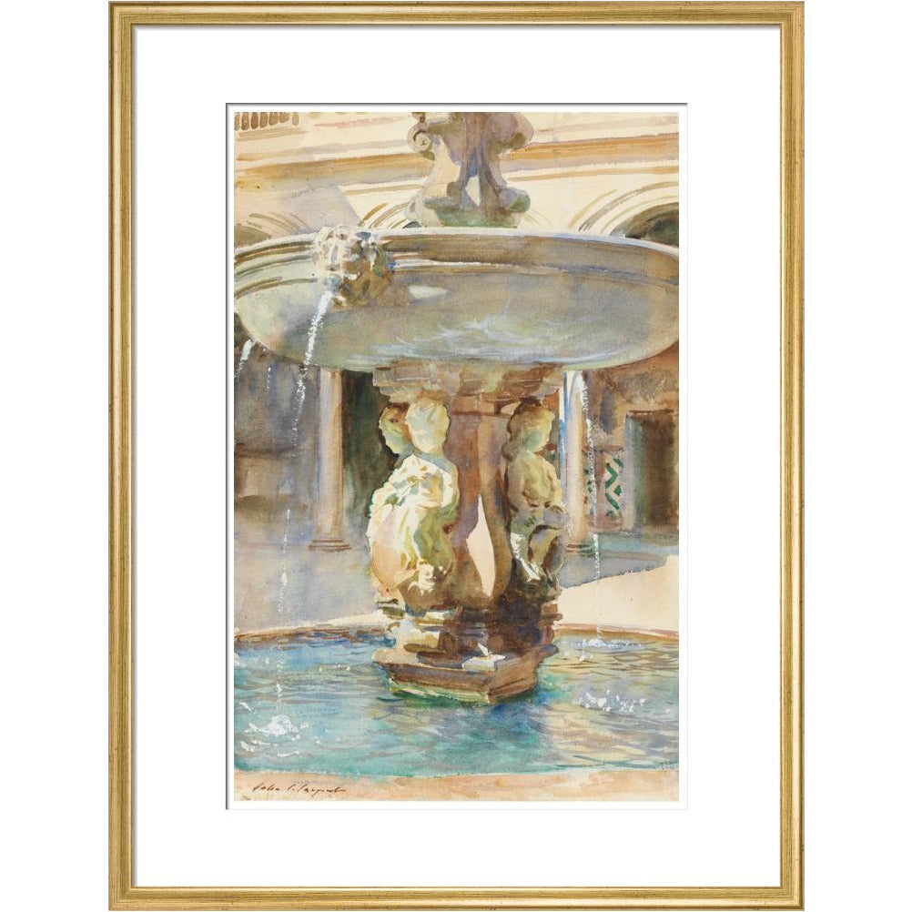 The Spanish Fountain, 1912 - Art print