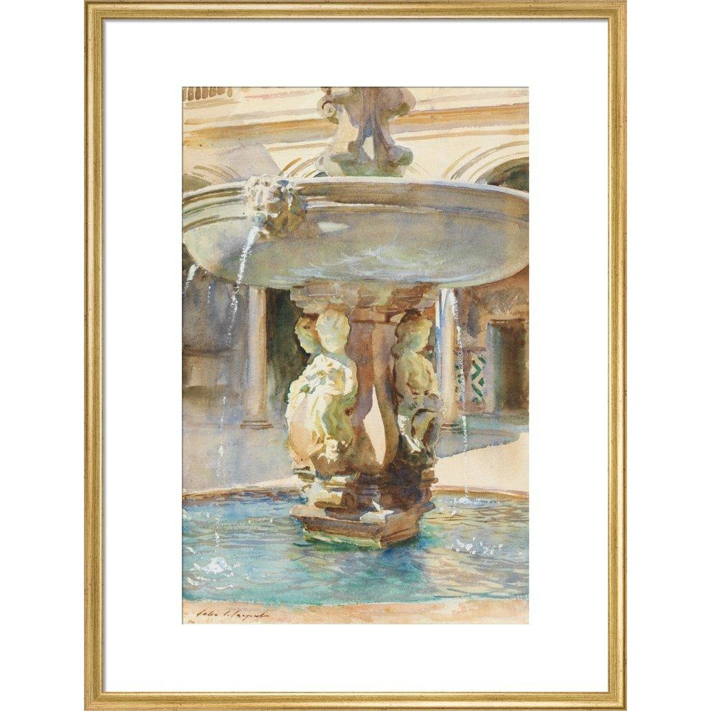 The Spanish Fountain, 1912 - Art print