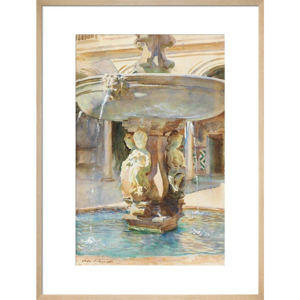 The Spanish Fountain, 1912 - Art print
