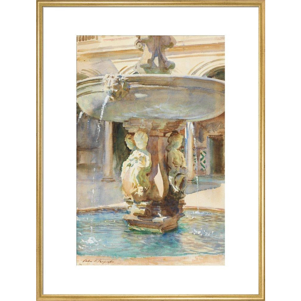 The Spanish Fountain, 1912 - Art print