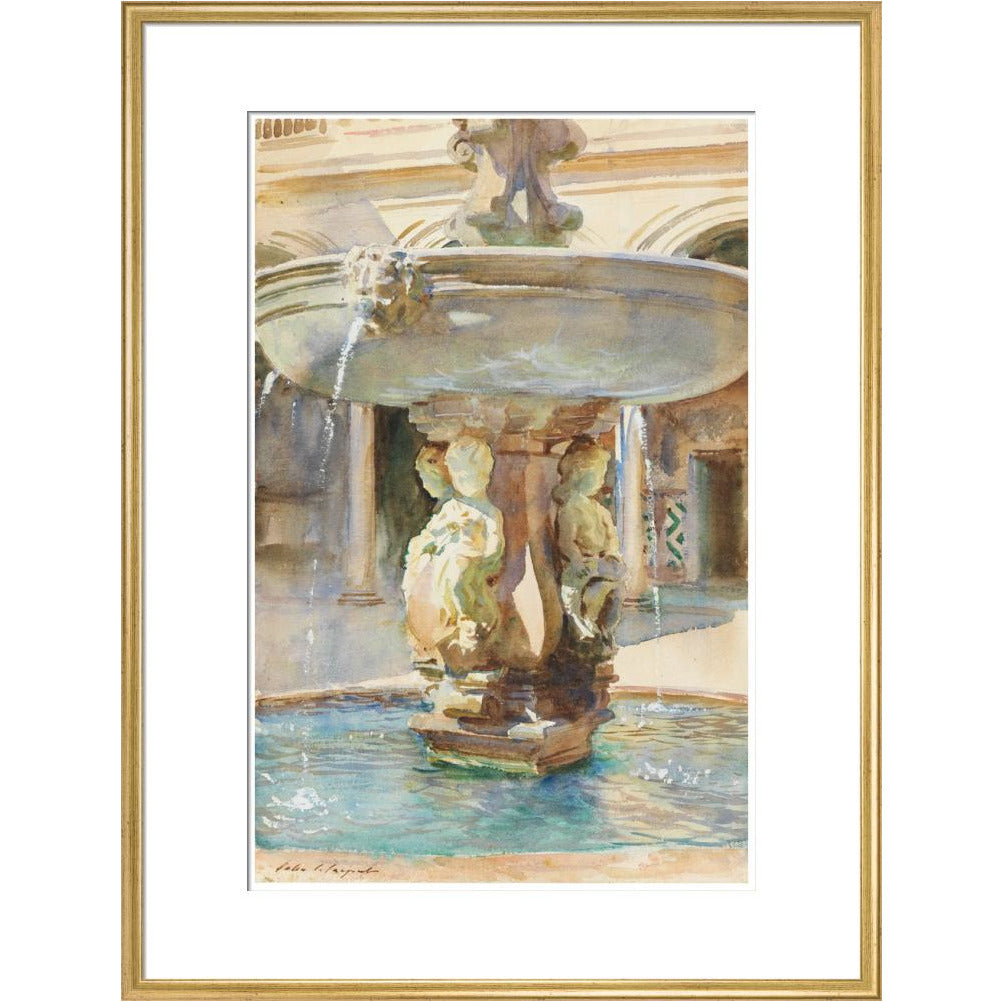 The Spanish Fountain, 1912 - Art print