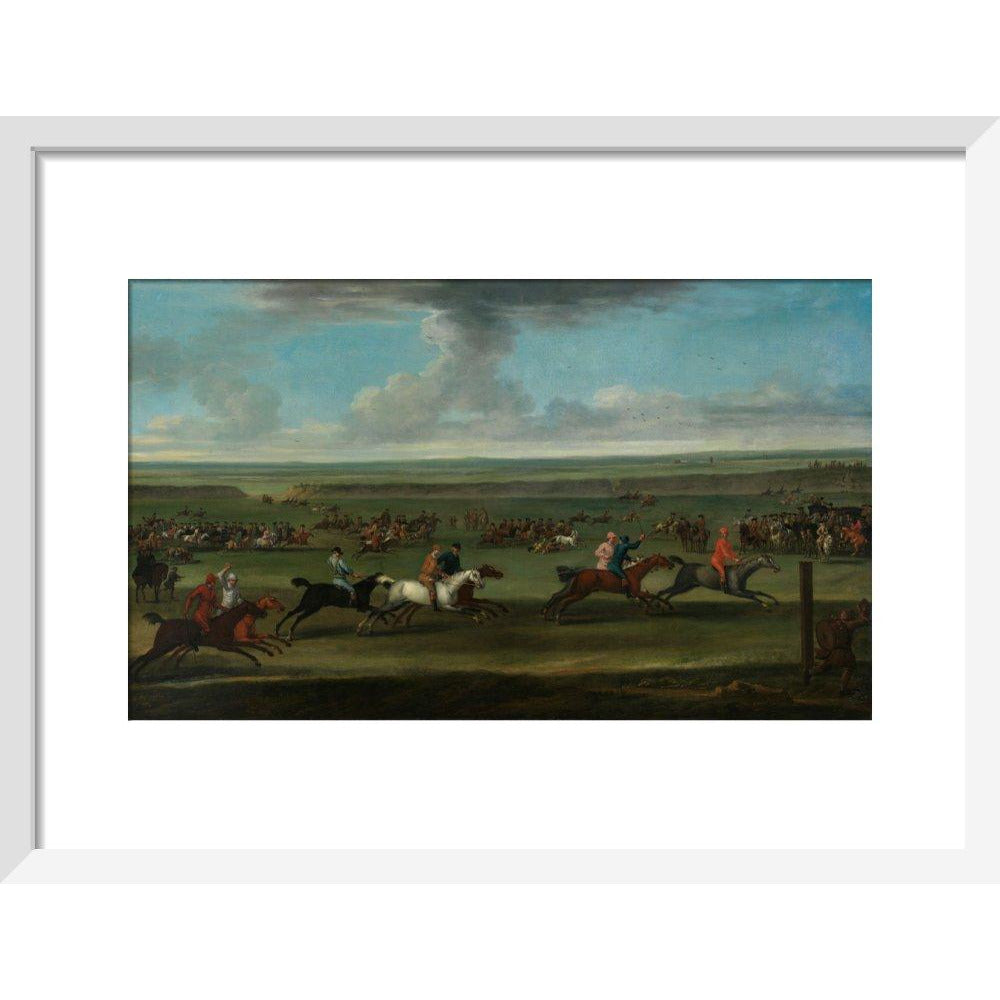 A Race on the Round Course at Newmarket - Art print
