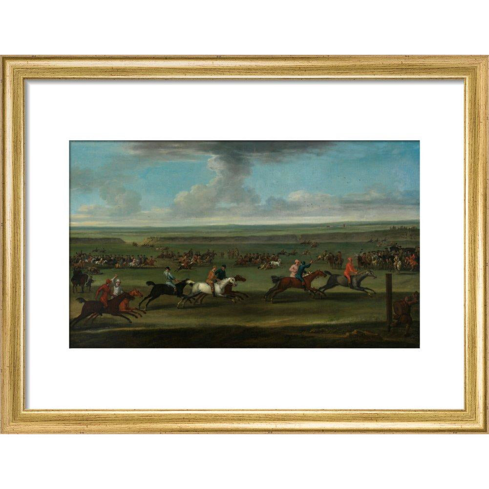 A Race on the Round Course at Newmarket - Art print