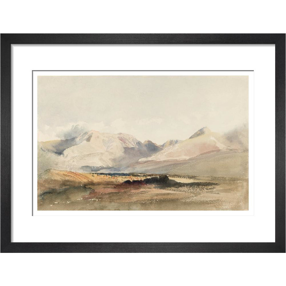 View of Nant Ffrancon, Snowdonia - Art Print
