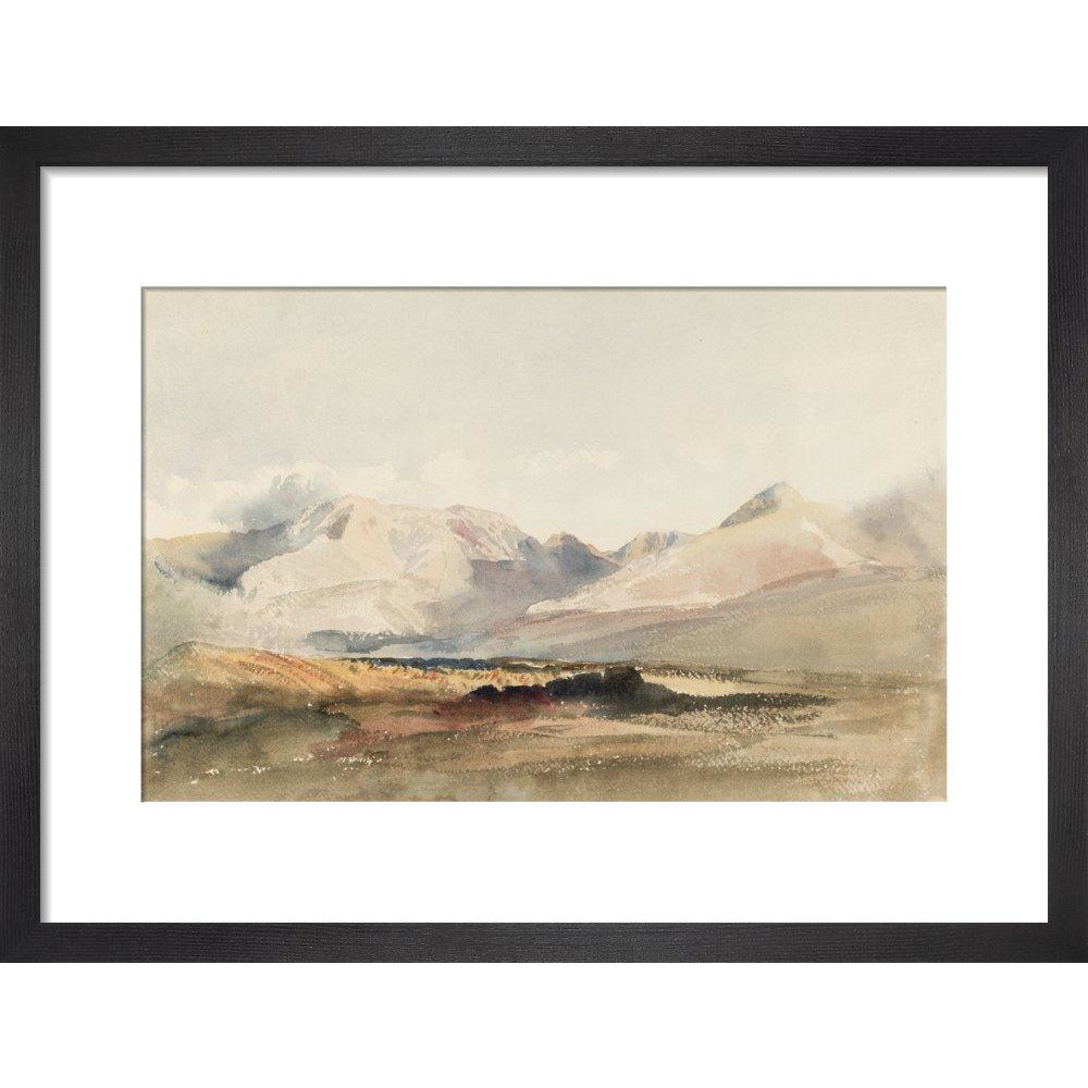 View of Nant Ffrancon, Snowdonia - Art Print