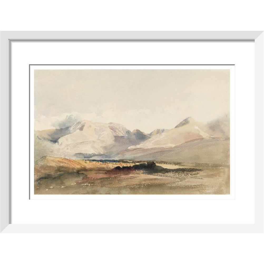 View of Nant Ffrancon, Snowdonia - Art Print
