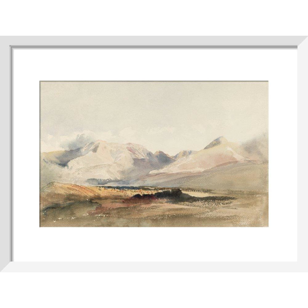 View of Nant Ffrancon, Snowdonia - Art Print