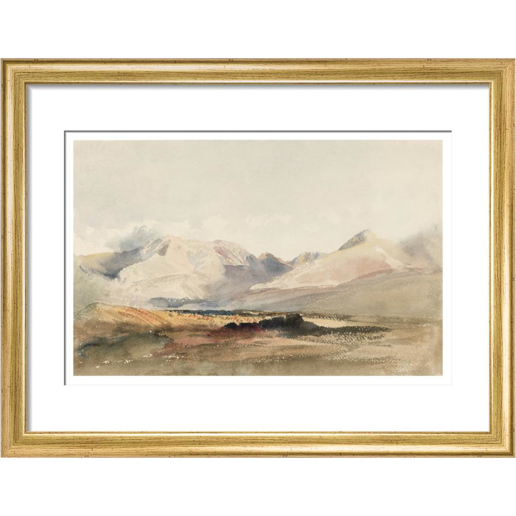 View of Nant Ffrancon, Snowdonia - Art Print