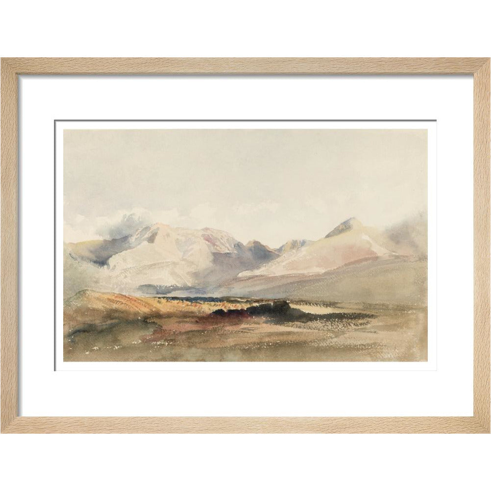 View of Nant Ffrancon, Snowdonia - Art Print