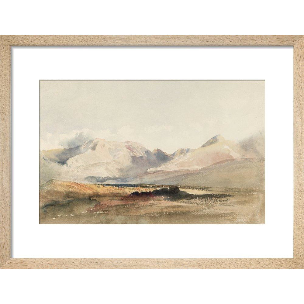 View of Nant Ffrancon, Snowdonia - Art Print
