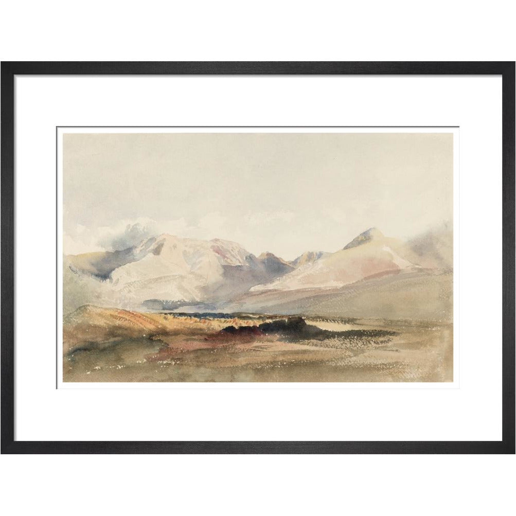 View of Nant Ffrancon, Snowdonia - Art Print