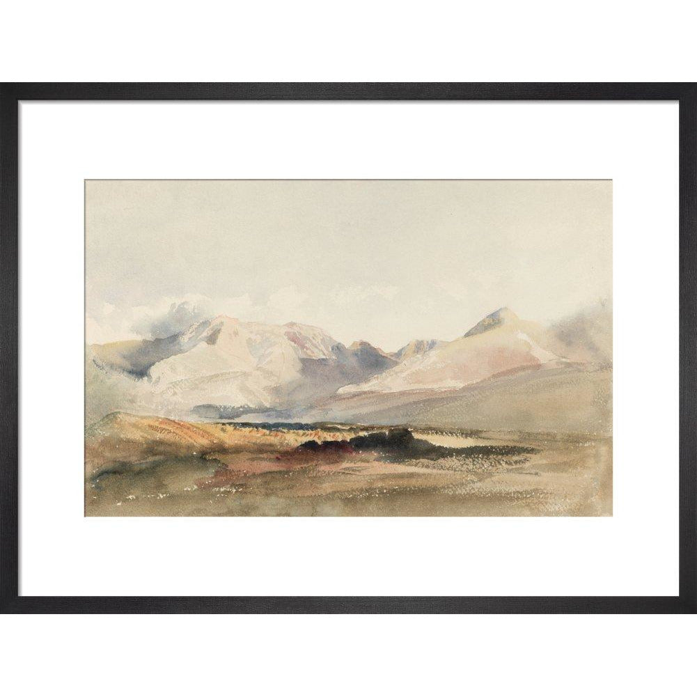 View of Nant Ffrancon, Snowdonia - Art Print