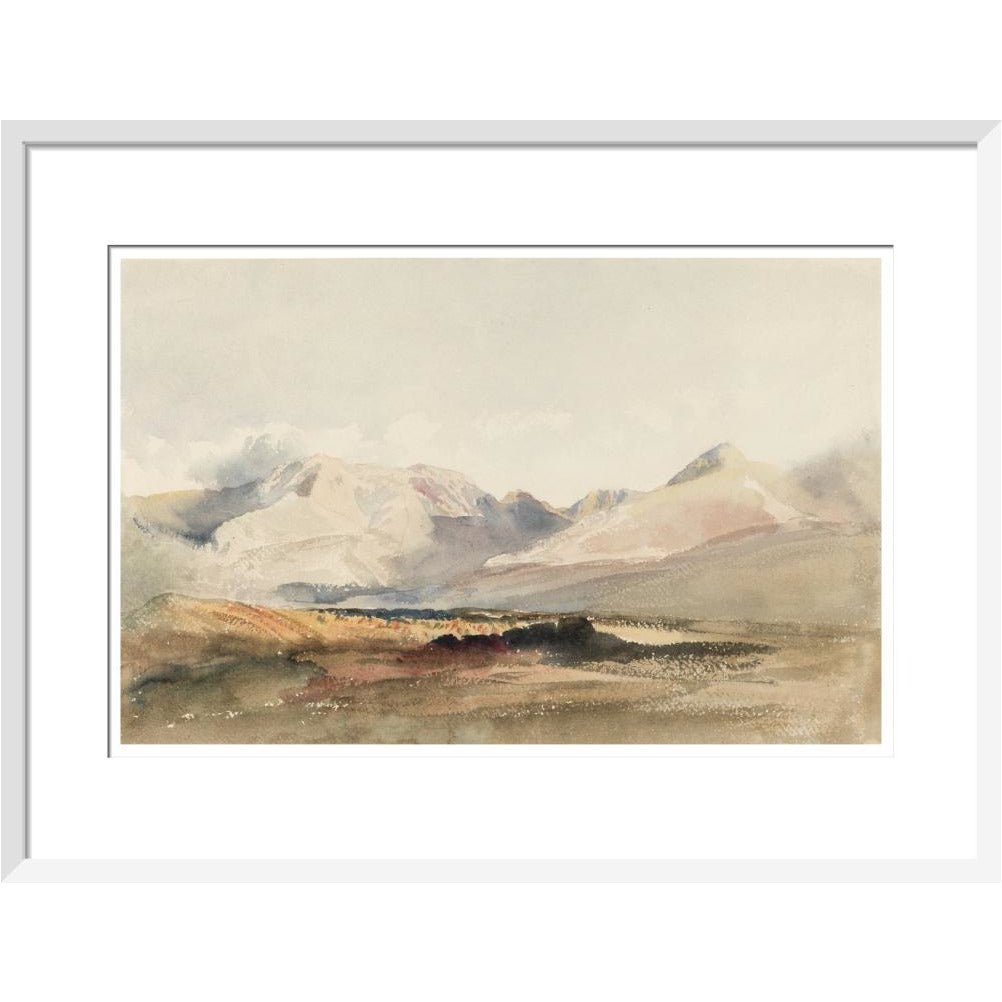 View of Nant Ffrancon, Snowdonia - Art Print