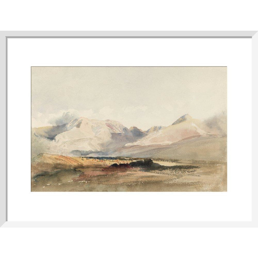 View of Nant Ffrancon, Snowdonia - Art Print