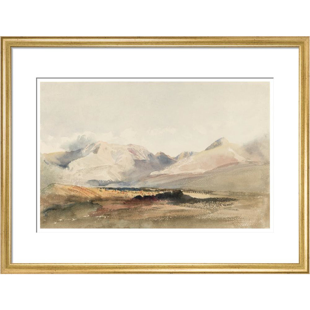 View of Nant Ffrancon, Snowdonia - Art Print