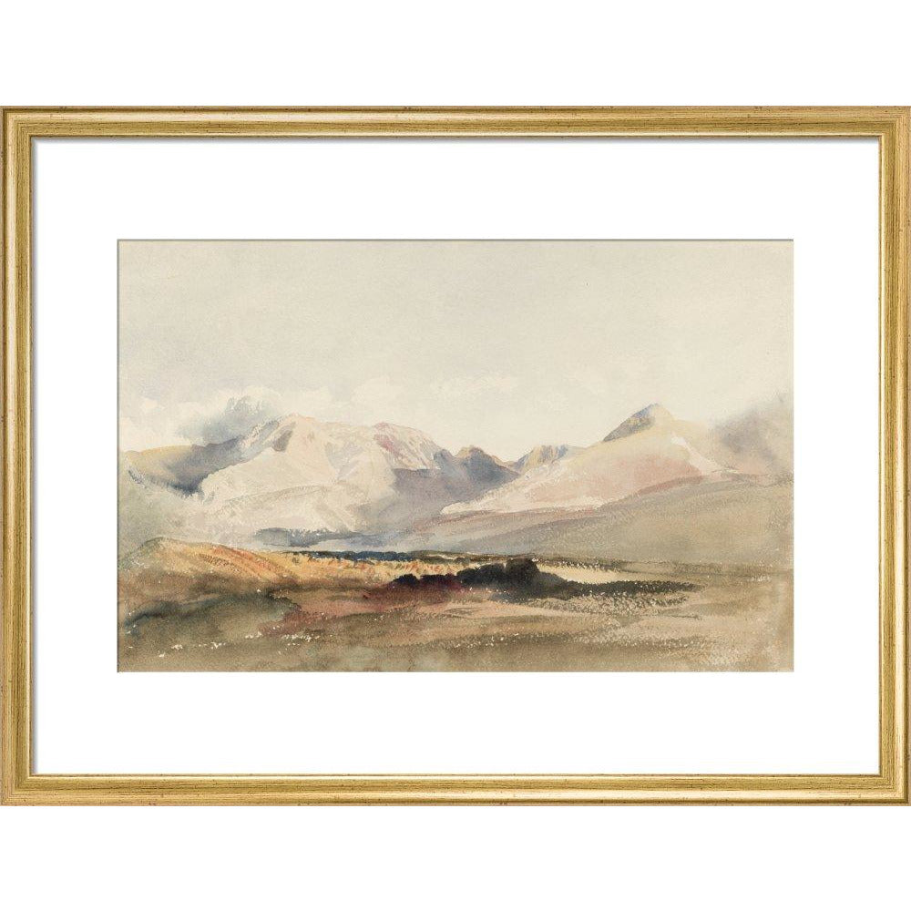 View of Nant Ffrancon, Snowdonia - Art Print