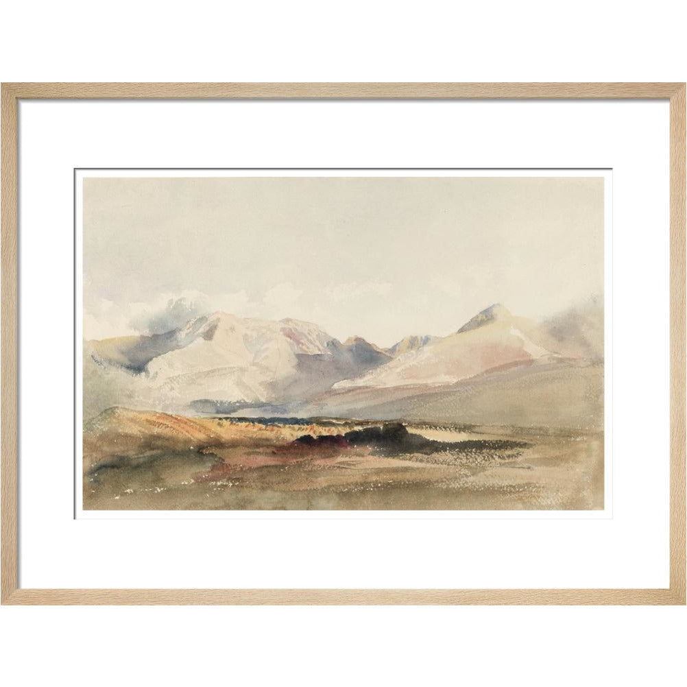 View of Nant Ffrancon, Snowdonia - Art Print
