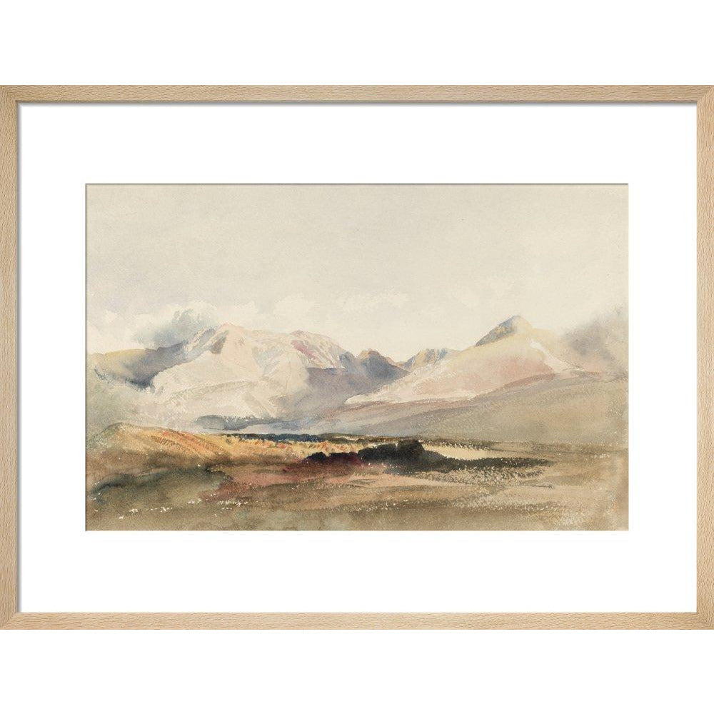 View of Nant Ffrancon, Snowdonia - Art Print