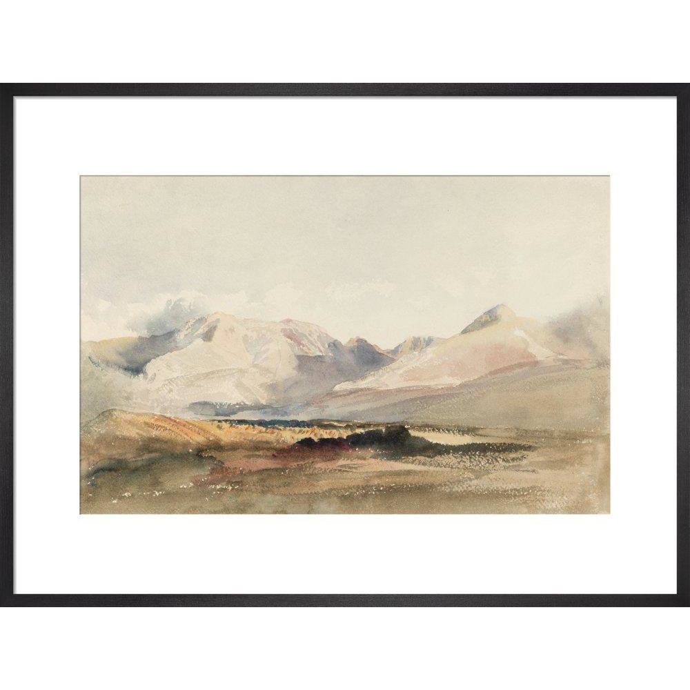 View of Nant Ffrancon, Snowdonia - Art Print