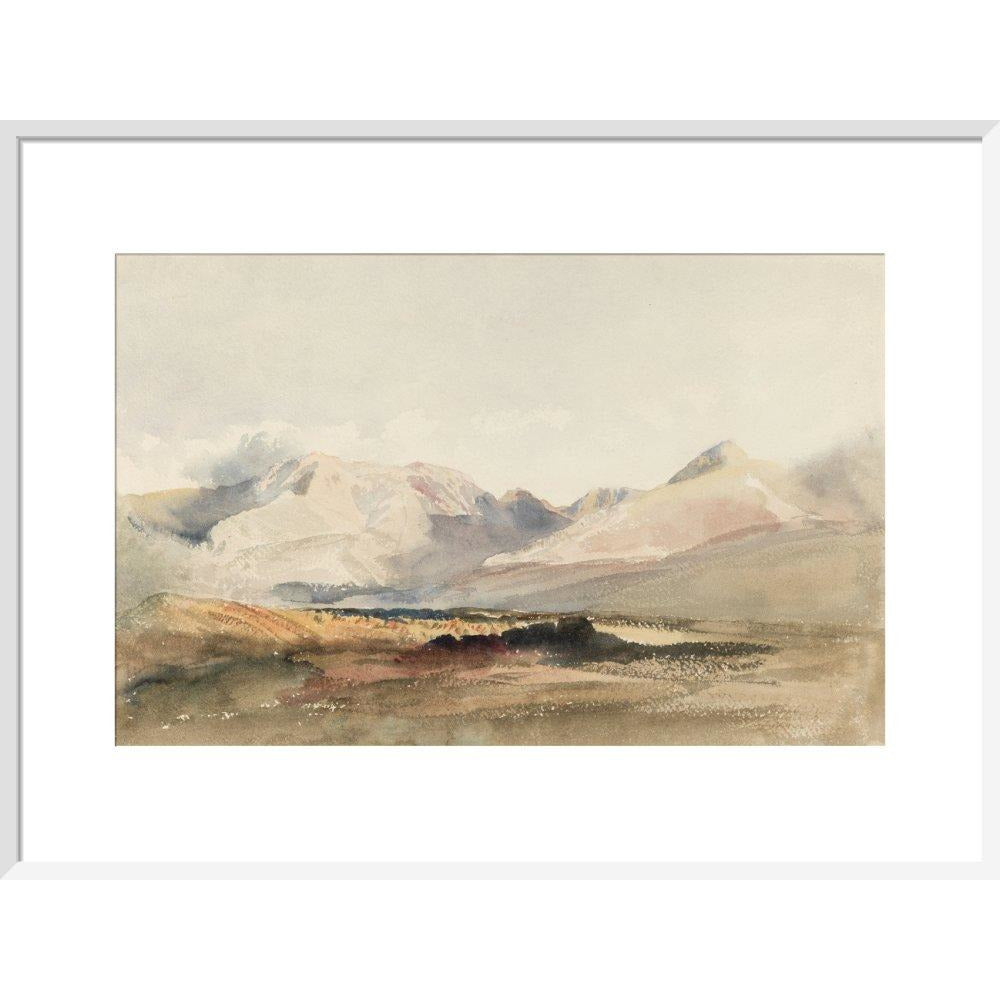 View of Nant Ffrancon, Snowdonia - Art Print