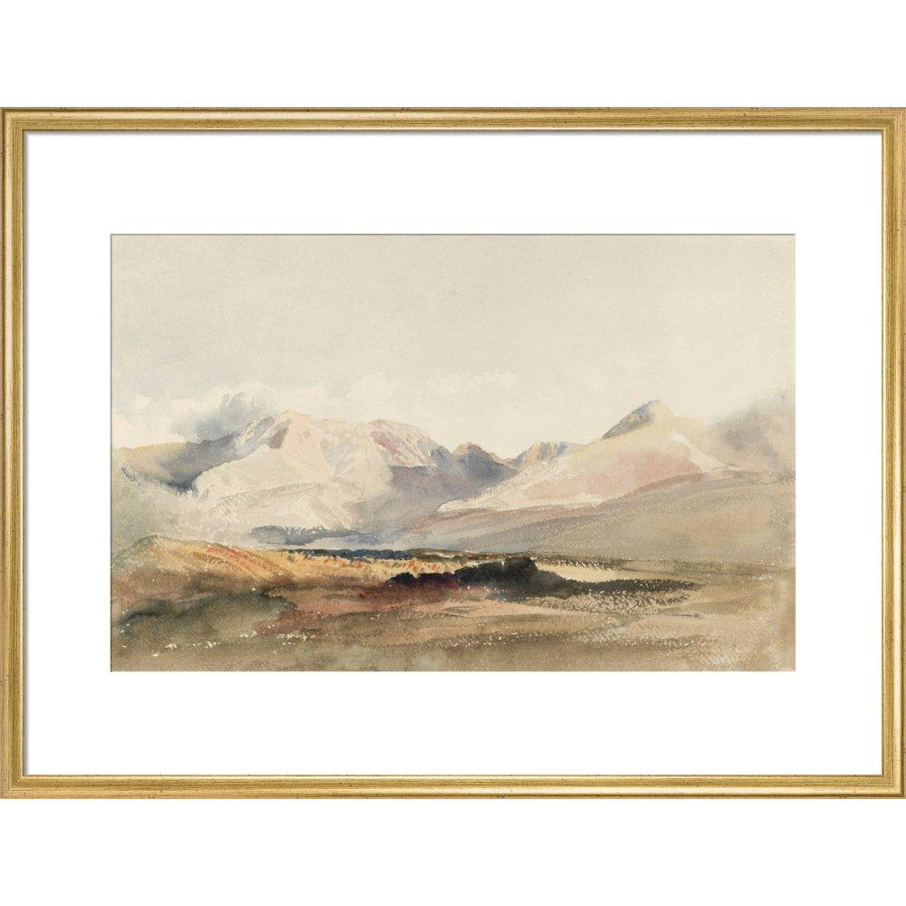 View of Nant Ffrancon, Snowdonia - Art Print