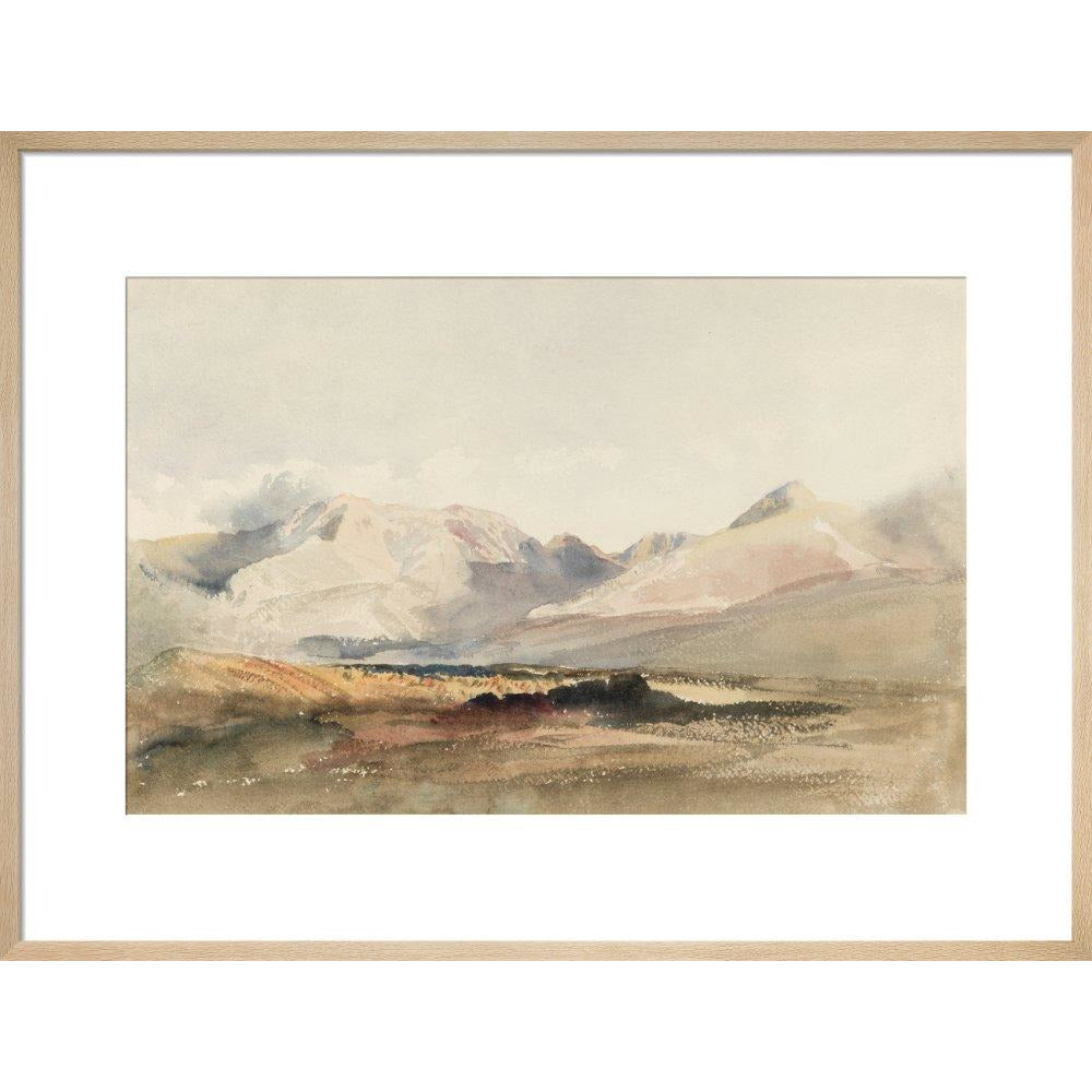 View of Nant Ffrancon, Snowdonia - Art Print