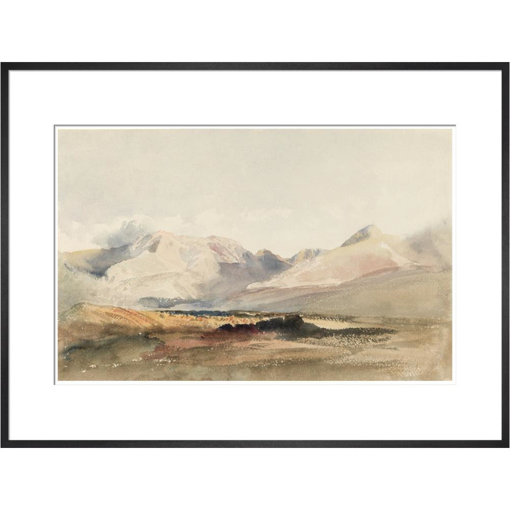 View of Nant Ffrancon, Snowdonia - Art Print