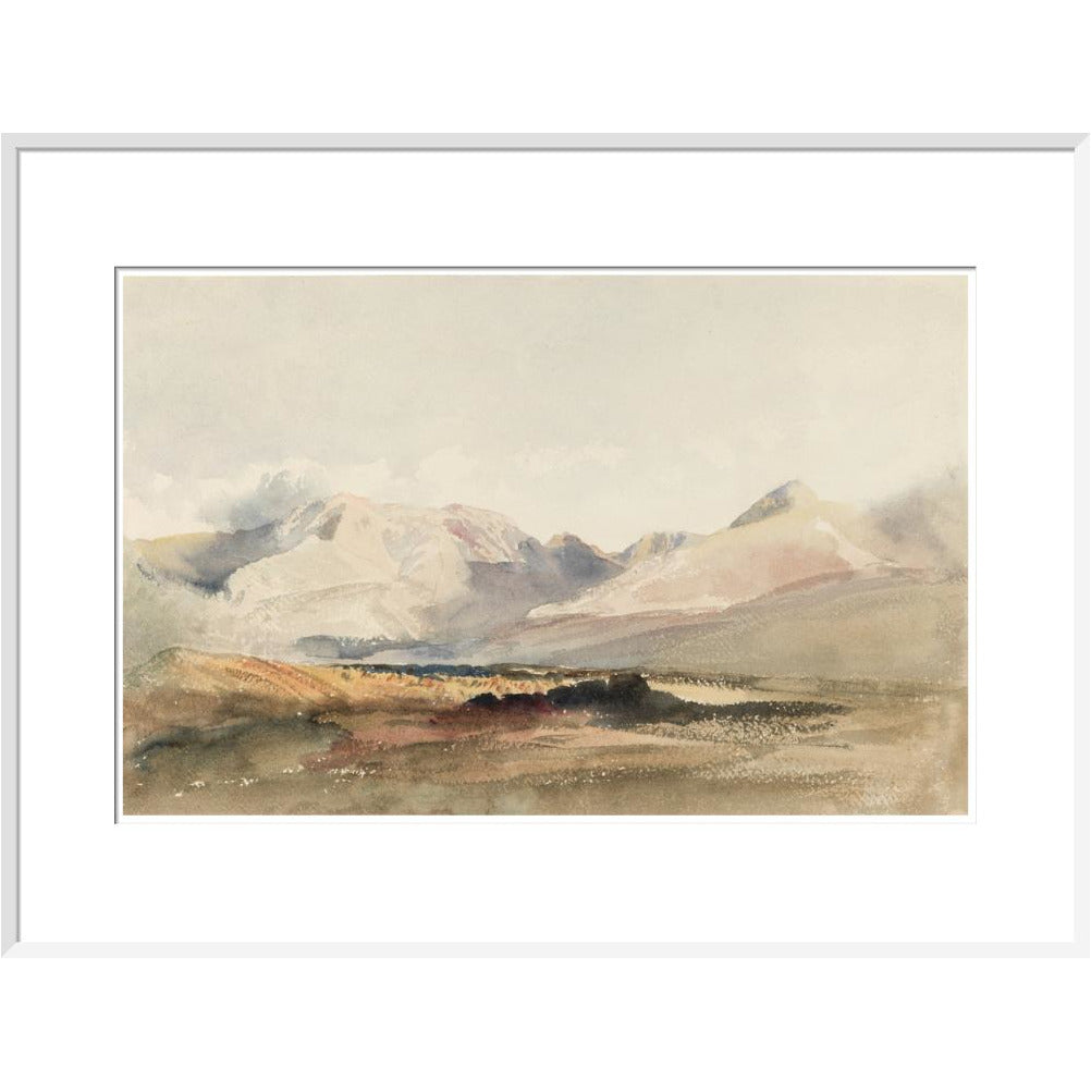 View of Nant Ffrancon, Snowdonia - Art Print