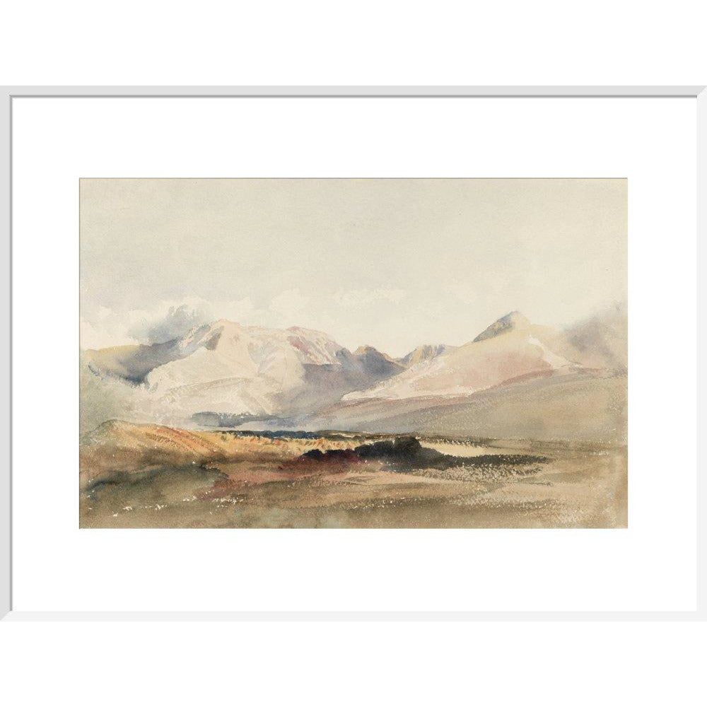 View of Nant Ffrancon, Snowdonia - Art Print