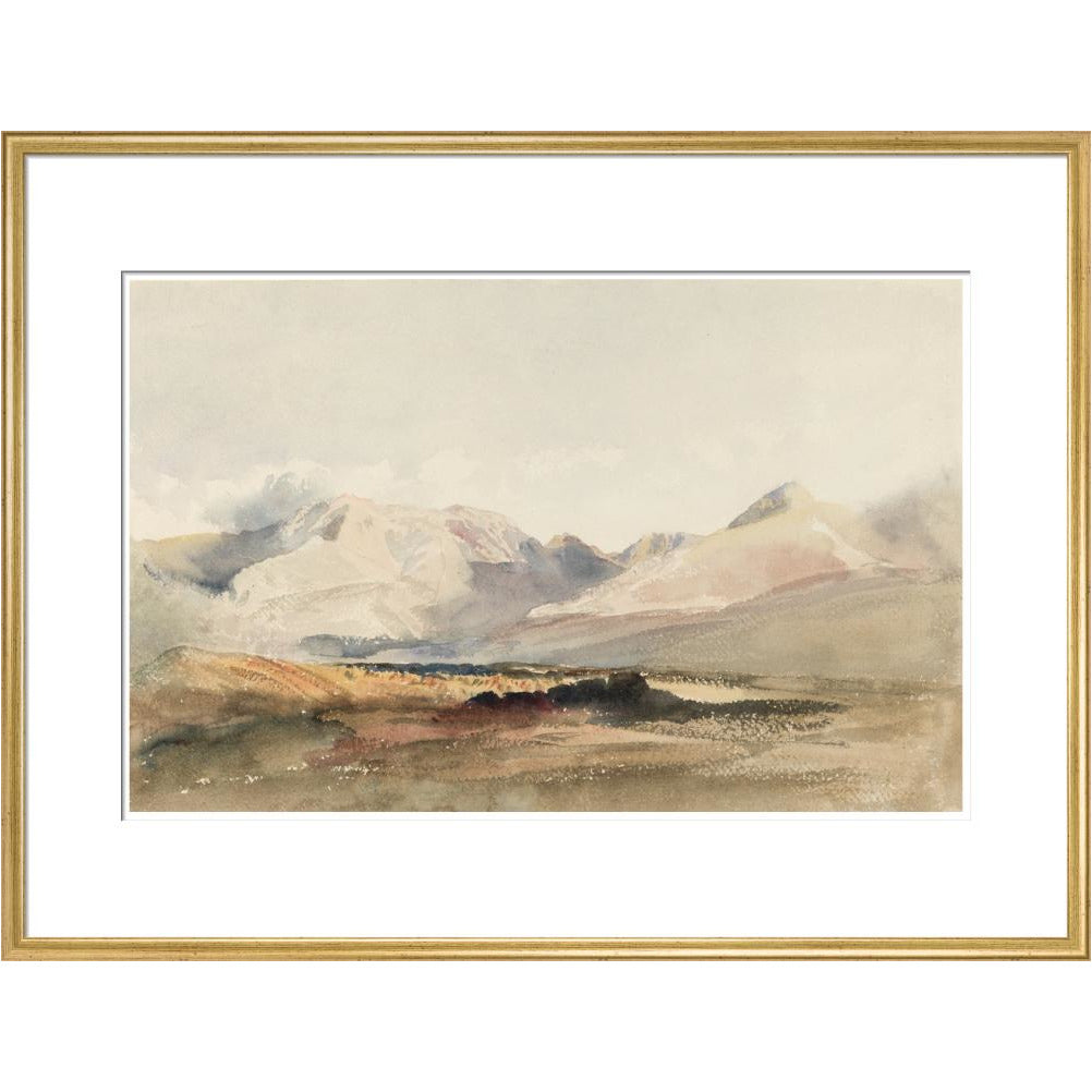View of Nant Ffrancon, Snowdonia - Art Print