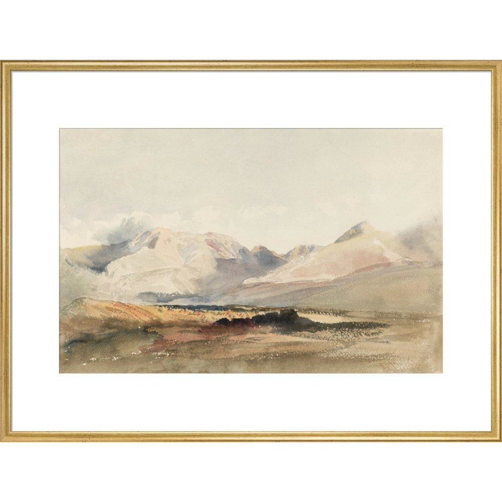 View of Nant Ffrancon, Snowdonia - Art Print