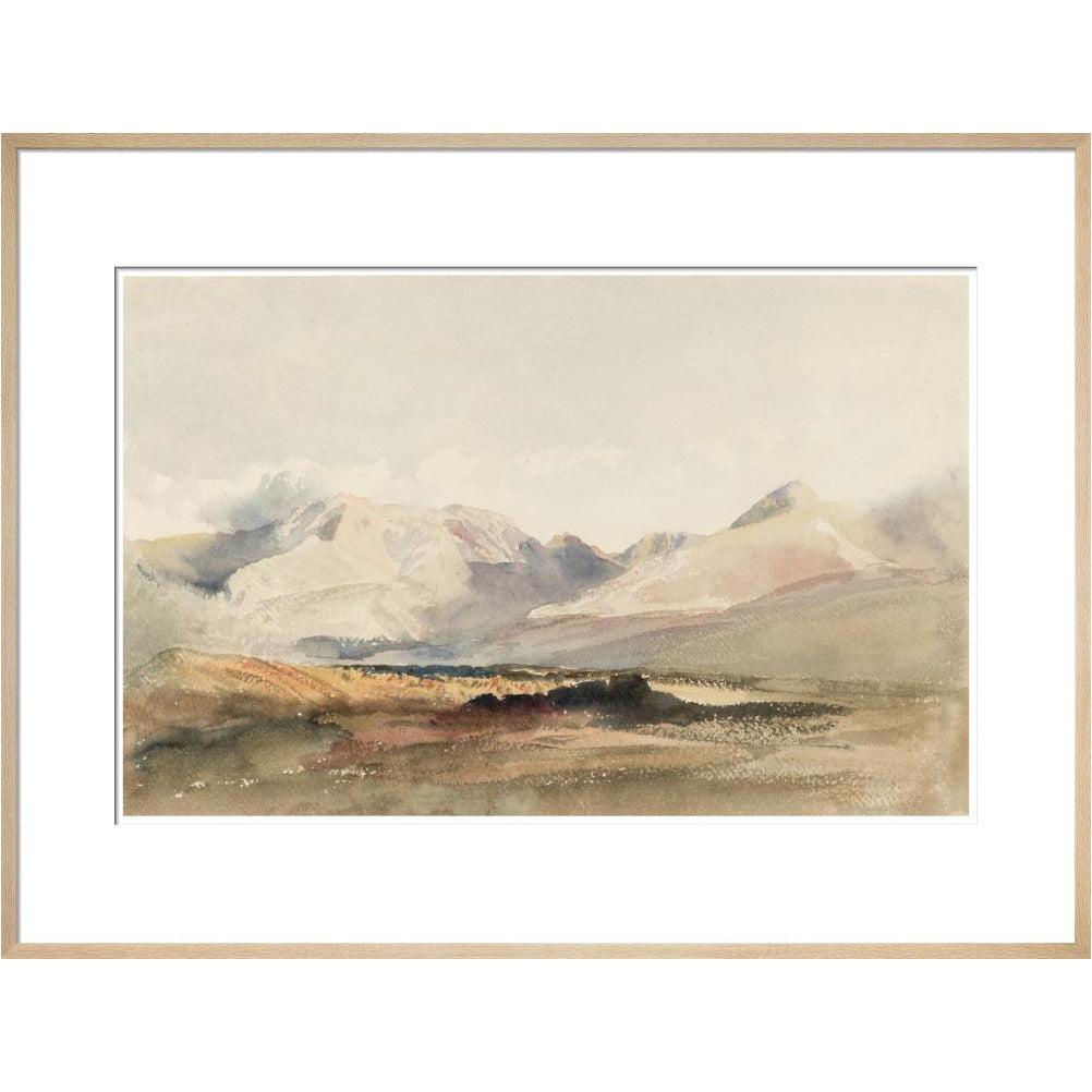 View of Nant Ffrancon, Snowdonia - Art Print