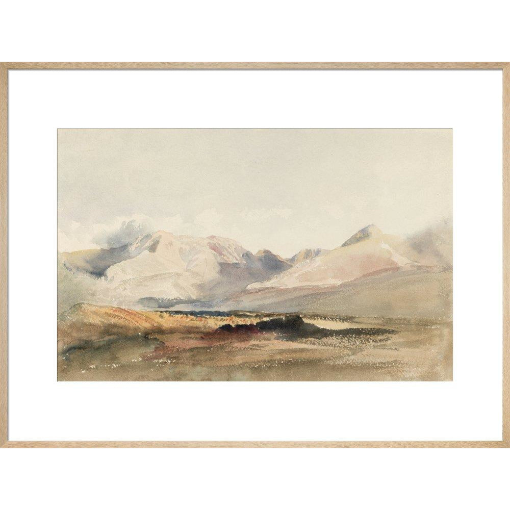 View of Nant Ffrancon, Snowdonia - Art Print