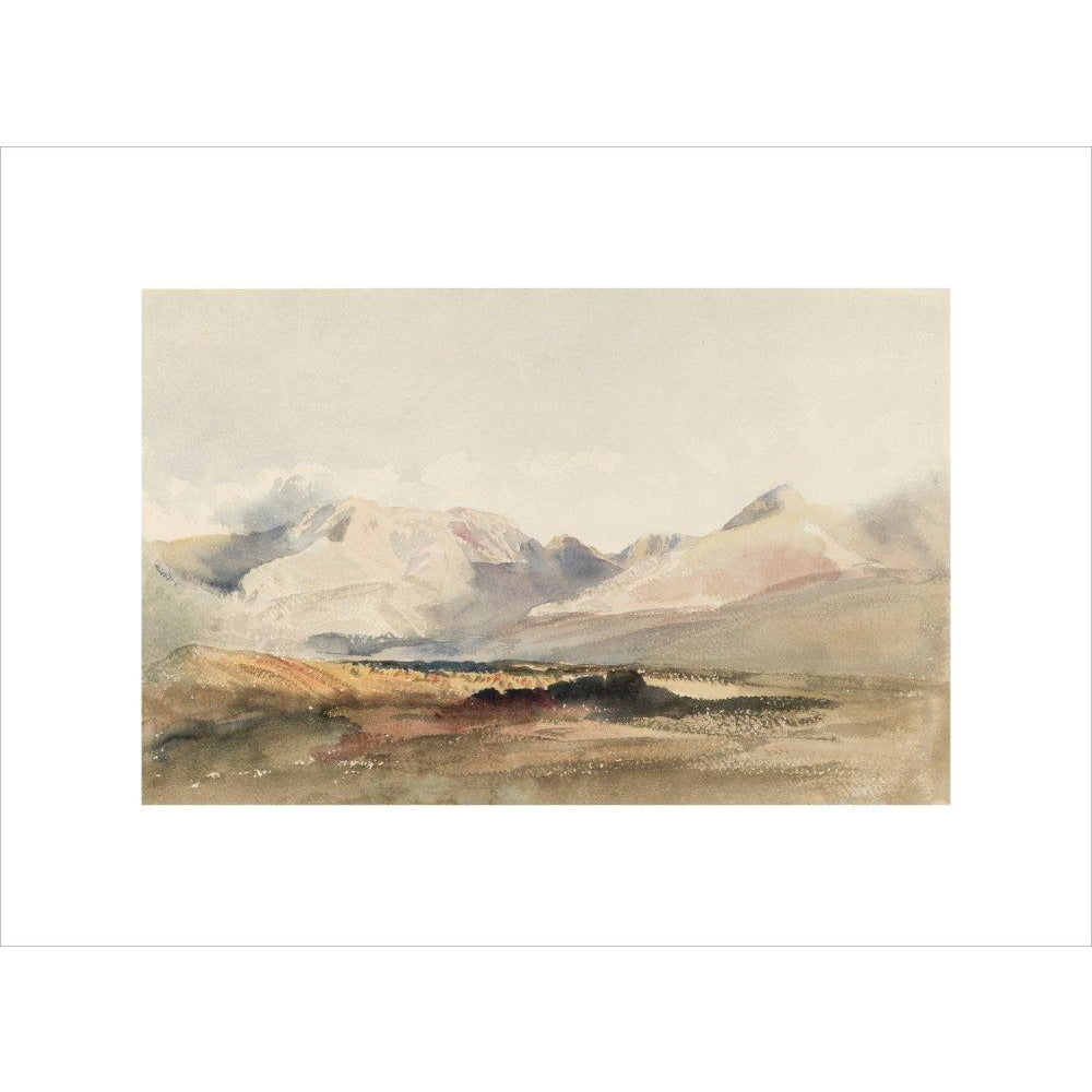 View of Nant Ffrancon, Snowdonia - Art Print
