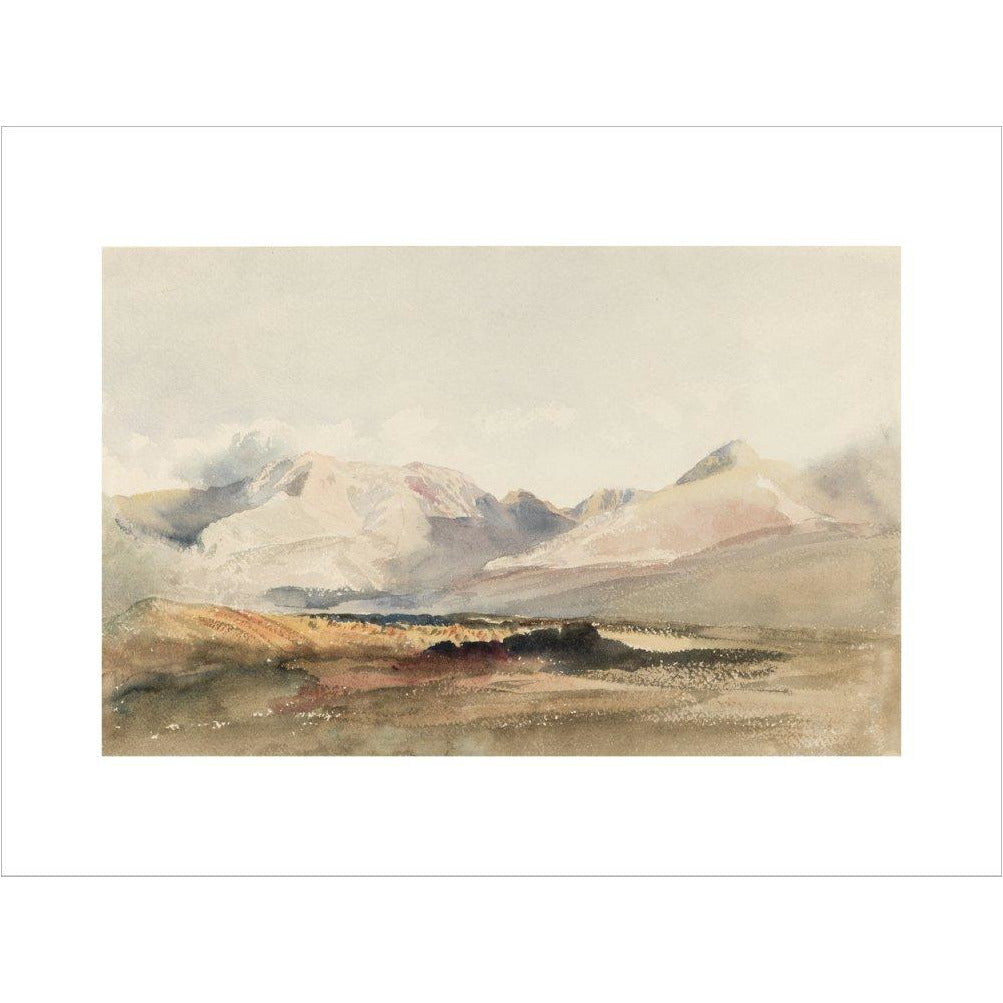 View of Nant Ffrancon, Snowdonia - Art Print