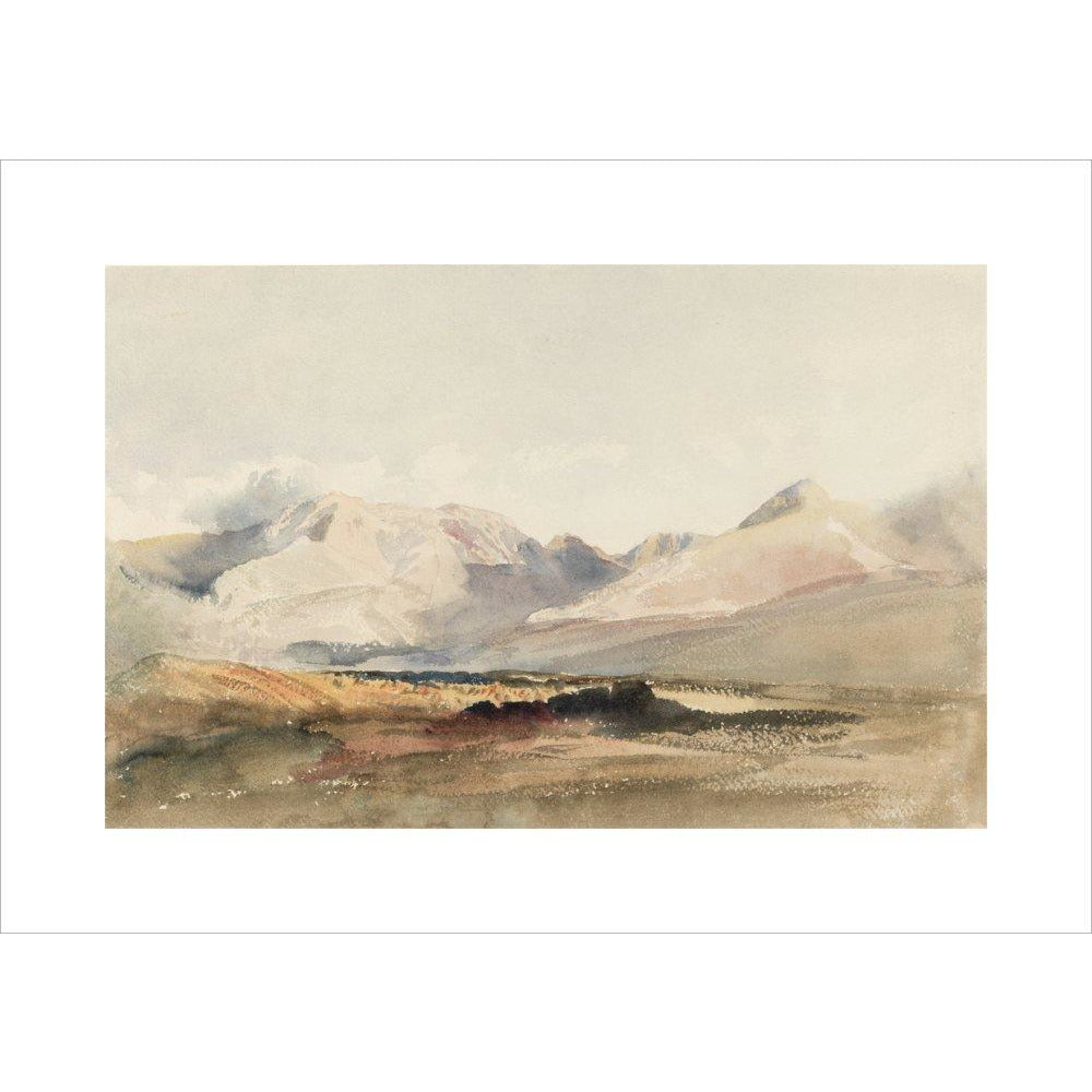 View of Nant Ffrancon, Snowdonia - Art Print