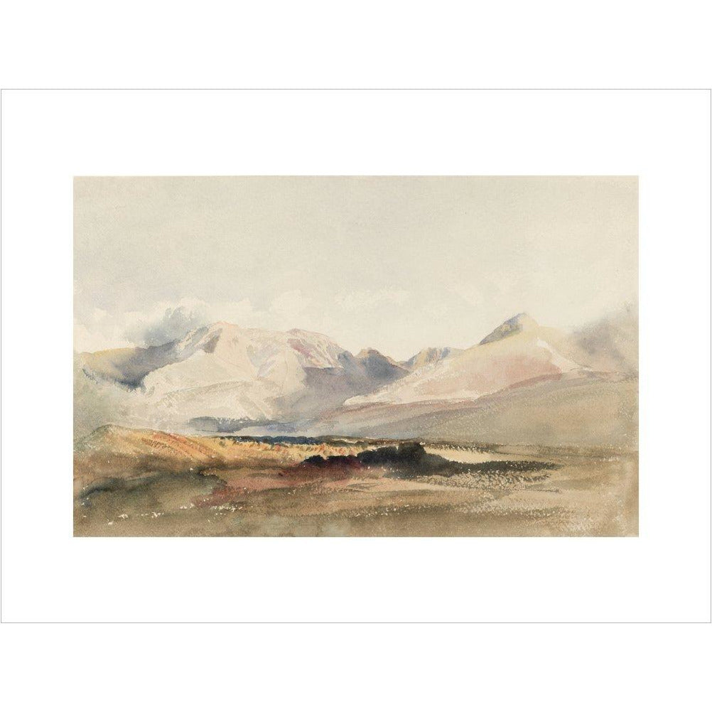 View of Nant Ffrancon, Snowdonia - Art Print
