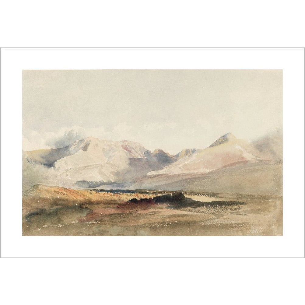 View of Nant Ffrancon, Snowdonia - Art Print