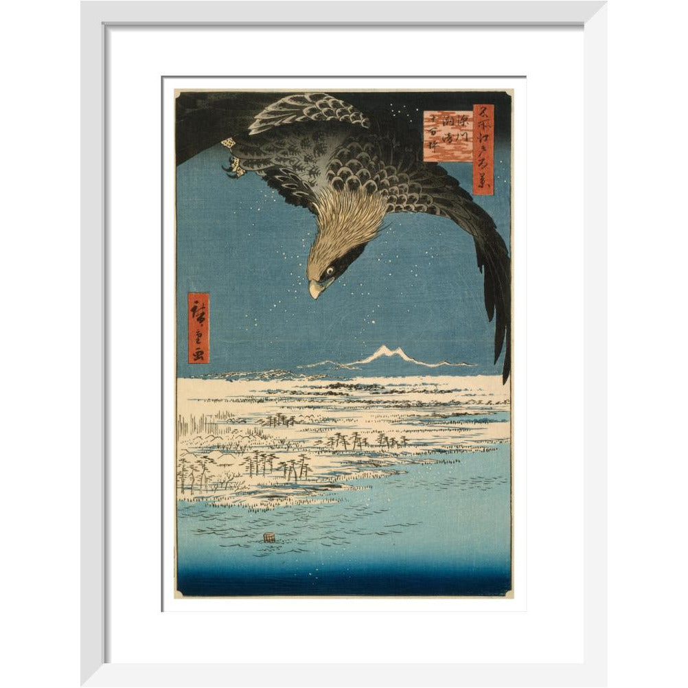 Eagle over Jûmantsubo Plain - Art print