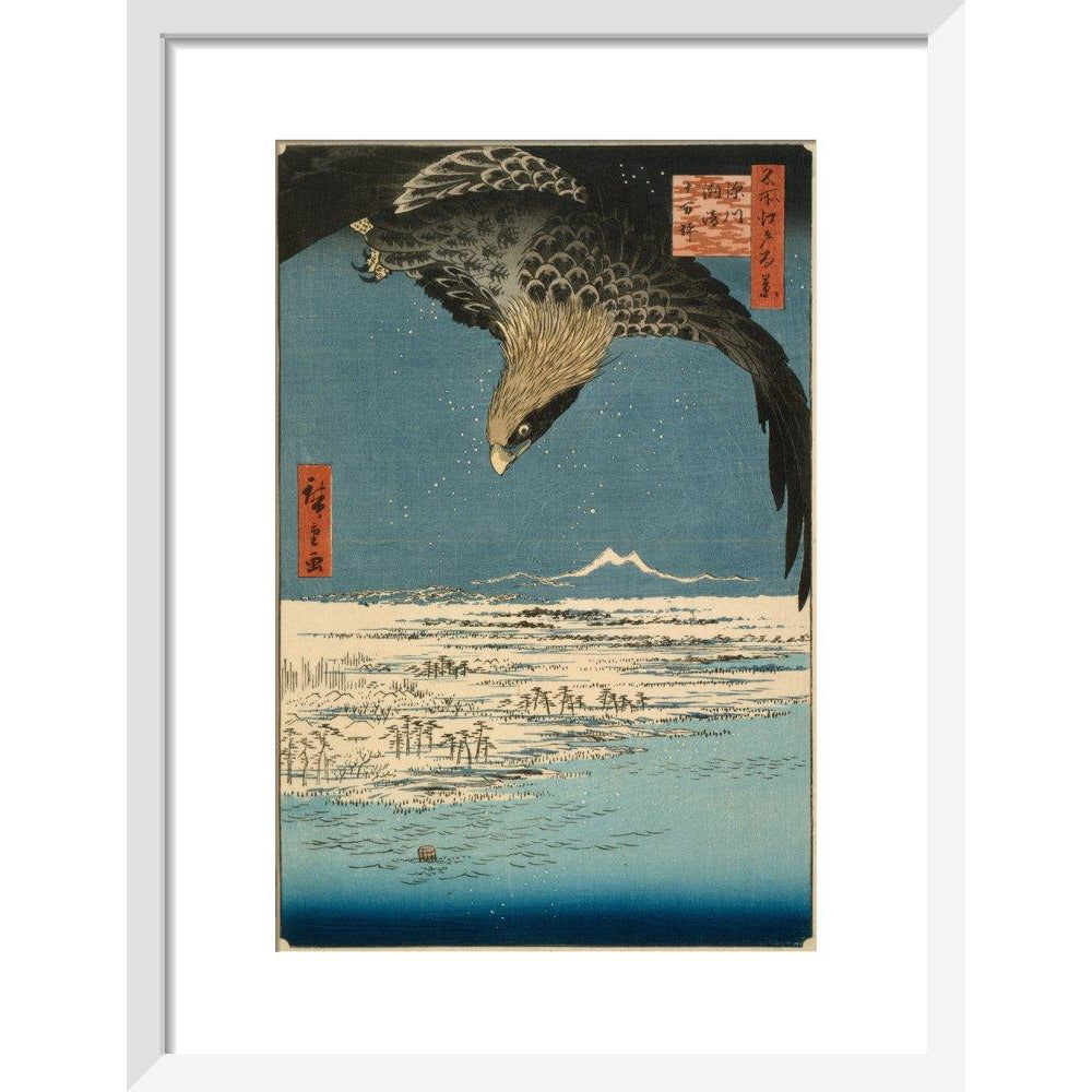 Eagle over Jûmantsubo Plain - Art print